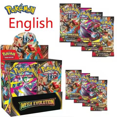 2026 NEWSALE 360Pcs/Set Pokemoned Card MEGA EVOLUTION SCARLET&VIOLE 151 Prismatic English/Franch Boo