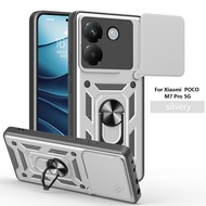 POCO M7 Pro 5g Ốp bảo vệ chống sốc cho Xiaomi mi POCO M7 Pro 5g pocom7 m7pro 2025 đẩy kéo Camera bảo