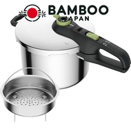 T-fal Pressure Cooker 6.2L IH-Compatible 4-6 People Single-Handed Pot Secure Trendy 10-Year Warranty