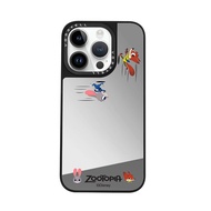 เคสโทรศัพท์มือถือแบบสะท้อนแสงกระจกดีไซน์การ์ตูนสุดเก๋จาก Disney สำหรับ Apple 16Promax 15 17 14 13 pl