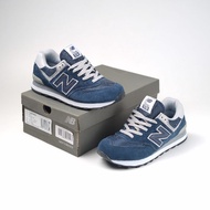 New Balance 574 Navy Gray Shoes
