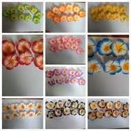 Frangipani Flower Brooch D5 cm eva Sponge Material