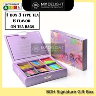 BOH Signature Tea Gift Box Set Giftbox Gold Blend Seri Songket Botanical Lipton Twinings Osulloc Gry
