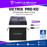 [OFFICIAL PLAYSTATION CERTIFIED FIGHT STICK] Turtle Beach Victrix Pro KO Leverless Fight Stick for P