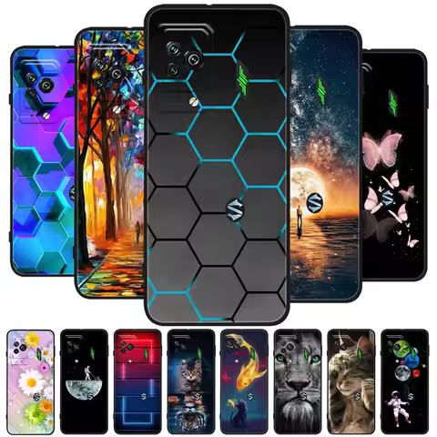 for Black Shark 5 Pro Case Gaming Soft Silicone Phone Cover For Xiaomi Black Shark 5 Case Shockproof