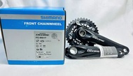 全新 SHIMANO Deore FC-M617 黑色 登山車 一體式 牙盤/大盤組/齒盤 36/22T