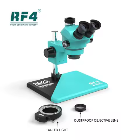 RF4 RF-7050pro 7-50X Zoom Trinocular Stereo Microscope For Computer Mobile Phone Motherboard Checkin