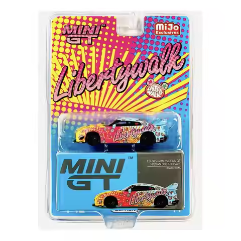 In Stock Ready To Ship Mini GT 1:64 Nissan Skyline GT-R (R35) LB-Silhouette WORKS GT Liberty Walk KU