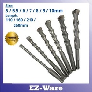 SDS Plus Hammer Drill Bits / Concrete / Masonry Drill Bits/ For Rotary Hammer / 5.0 - 10.0mm