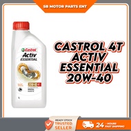 (100% ORIGINAL) CASTROL GO 4T 1LITRE CASTROL 4T GO
