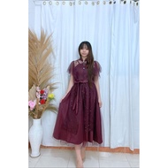 PREMIUM REAL PICT ORIGINAL PHOTO LATEST HYUNA DRESS/2024 CHRISTMAS PARTY DRESS/DRESS CASUAL/FORMAL G