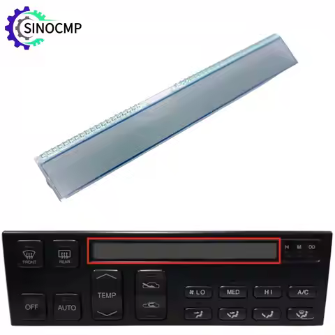 45 Pins Instrument Cluster LCD Display Screen For Lexus LS400 A/C Climate Control Unit 1990-1992 Das