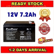 PRO🏠FirstPower Autogate battery 12v 7.0ah /7.2ah Rechargeable Battery