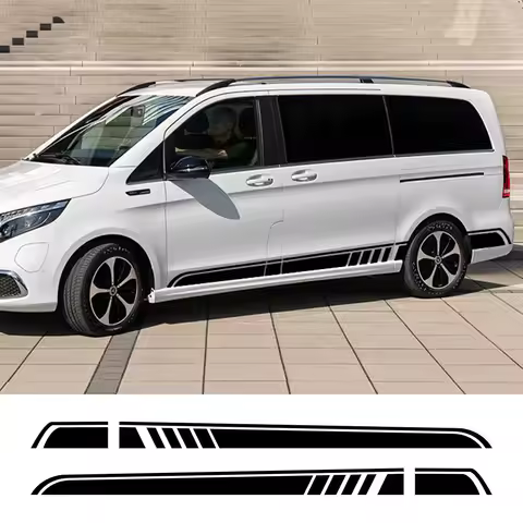 2PCS Car Stickers For Mercedes Benz Vito V Class Viano W447 V260 W639 W638 Marco Polo Camper Van Tun