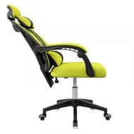 日本熱銷 - 辦公椅電腦椅[黑框綠網][雙靠枕]