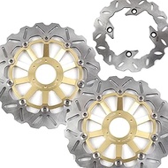 Arashi Front Rear Brake Disc Rotors for Honda CB400N 1982-1988 Motorcycle Replacement Accessories CB
