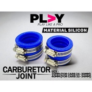 PLAY 35MM 40MM  UNIVERSAL RACING CARBURETOR JOINT SILICON JOINT INTAKE PIPE JOINT