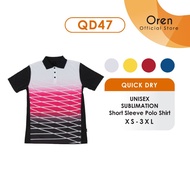Oren Sport QD Quick Dry Sublimation Polo Shirt QD47