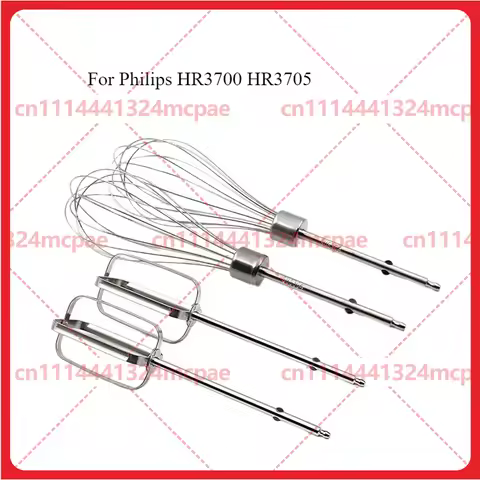 2PCS For Philips HR3700 HR3705 Electric Whisk Mixer Stirring Stick 12 Wire Stainless Steel Whisk Hea