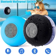 ♥ SFREE Shipping ♥ Bluetooth Shower Speaker Waterproof Wireless Mini Cute Portable Water Resistant Speaker Suction Cup, Built-in Mic Speakerphone