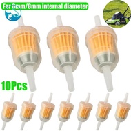 [ritonlywond] 10Pc 6MM-8MM Car Gasoline Oil Filter s Universal Inline Gas Fuel Filter For Small Engi