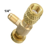 【HOT】 Ready Stock R410A Air Conditioning  Charging Hose R32 Control Valve 1/4\'\'-5/16\'\'