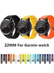 Garmin 快速換表帶，適用於 Garmin Descent Mk3i-51mm/Epix Pro 51mm/Tactix 7 Amoled/Fenix 7x Pro /Fenix 7 /Fenix 6x Pro /Fenix 6x/Tactis 7 Pro/Fenix 5x Plus /Fenix 5x/Fenix 7s Pro/Fenix 7s/Fenix 6s Pro/Fenix 6s