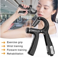 Gripper R-Shape Adjustable Countable hand Grip Strength Exercise Strengthener hand gripper