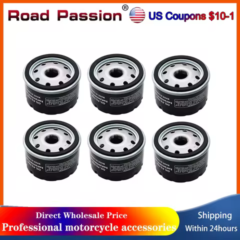 1/2/4/6pcs Motorcycle Oil Filter For BMW F650GS F650GS F750GS F800R F850GS K1200R K1300GT R900RT K16