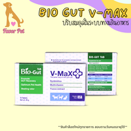 V-max Bio-Gut 20 g อาหารเสริม ปรับสมดุลทางเดินอาหาร ท้องเสีย ท้องผูก ฟื้นฟูเซลล์ลำไส้ (1 กล่อง 10 เม