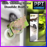 004 / 006 Aluminum Sliding Door Adjustable Roller Wheel Glass Door / Roda Pintu Gelangsar Kaca