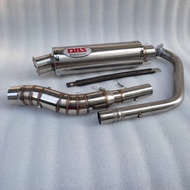 Exhaust DBS stainless for Raider 150 fi carb Y15ZR Exciter 150 Lc135 Spark 135 R15 v2 v3 Sonic 150 R