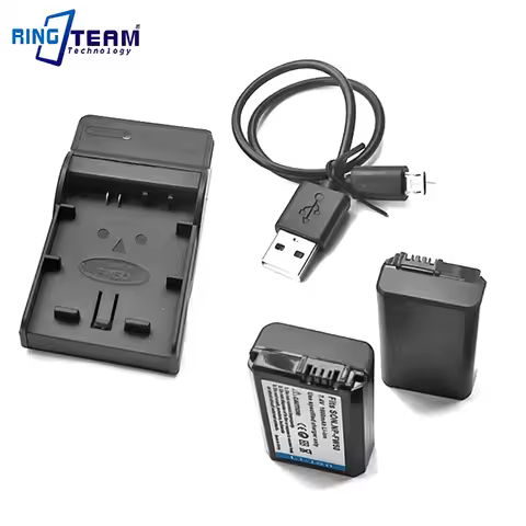 (3-In-1) 2x NPFW50 NP-FW50 Battery and 1x USB Charger for Sony Alpha NEX & SLT Cameras A3000 A3500 A