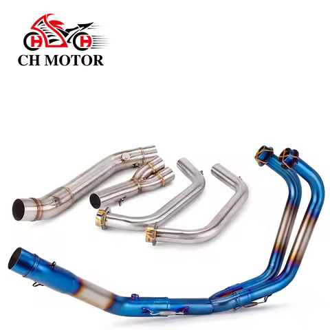 slip on Full Exhaust System pipe middle pipe without exhaust for YAMAHA YZF MT03 R25 R3 YZF R25 R3 M