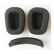 1 Pair Replacement Cushion Cover Headphone Ear Pads For Logitech G633 / 933 Headset Ear Pads