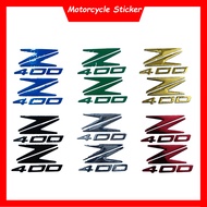 For Kawasaki Ninja Z400 Z 400 Motorcycle 3D Emblem Badge Decal Tank Wheel Z400 Sticker Soft Reflecti