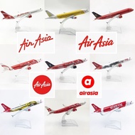 [HOT HIT] A340 AirAsia A320 AirAsia B737 Alloy 16 cm Airplane model for travel decoration