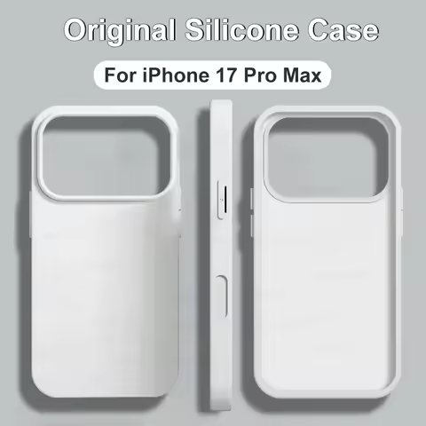 17 Pro Max Original Liquid Silicone Phone Cases for APPLE iPhone 11 12 13 14 15 16 17 Pro Max 17 Air