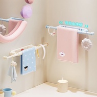 Retractable Towel Rack Perforation-Free Bathroom Towel Storage Storage Hanger