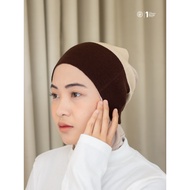 Hijacket Ciput Knitted Bandana Inner Basic Two Tone Knitted Bandana original Knitted Bandana By Hija