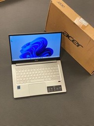 超輕薄11代i7-1165G7 ｜Acer swift 3 99%new｜14inch 1920x1080ips｜全合金外殼 僅1.2kg  電池可用10個鐘