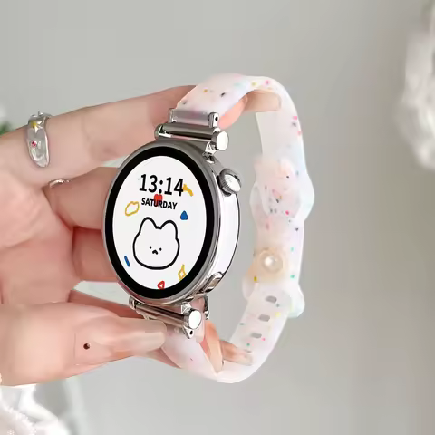 18mm 20mm 22mm Silicone watch strap For huawei watch GT4 GT5 GT6 band 5 6pro 42mm 46mm bracelet wris