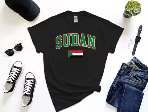 Sudan Shirt, Custom Sudan Tshirt, Simple Flag Free Gift Message Insertion 2026