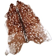 Huichenxing2021FURSTORE Faux Fur Deer Hide Rug, Soft Washable 35.4x41.3in | Deer Antelope Print Skin