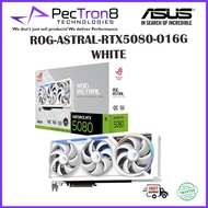 ASUS ROG Astral GeForce RTX™ 5080 16GB GDDR7 White OC Edition -Quad-Fan Graphics Card Delivering Air