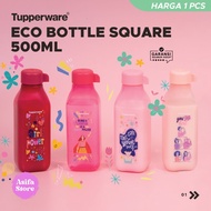 Tupperware Eco Bottle Square 500ml - Botol Minum Lucu Unik Kekinian