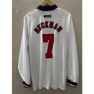 England Jersey 1998 BECKHAM OWEN Player version AAA high quality Custom T-shirt Football Jersey