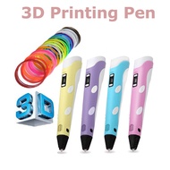 3D Printing Pen Kids Digital Intelligent Printing Doodle Arts Craft Drawing Rinting Pen Set Doodle E