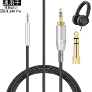 Suitable for Beyerdynamic Beyerdynamic DT 240 Pro Earphone 2.5mm 3.5mm 6.35mm Braided Replacement Ex