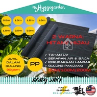[ROLL] 0.5M/1.0M/1.2M/1.5M/1.8M/2.0M/3.0M Width 90gsm Weed Control Mat Weedmat PP | Penutup Tanah Ka